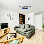 דירה L'escale - 2 Bedrooms - Free Parking & Wifi