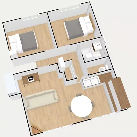 Daire L'escale - 2 Bedrooms - Free Parking & Wifi *